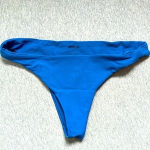 MIKOH blue cheeky bikini bottom